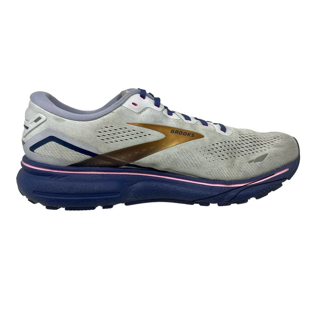 Brooks Ghost 15 Run Shoes Mens Sz 13 Gray Gold 6,4,8:I.5.4 0